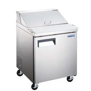 Commercial 27 in. 6 cu. ft. Single Door Refrigerator in Stainless Steel Commercial 27 in. 6 cu. ft. Single Door Refrigerator in Stainless Steel