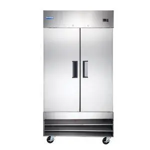 Commercial 54 in. 48 cu. ft. 2 Door Reach-In Refrigerator in Stainless Steel Commercial 54 in. 48 cu. ft. 2 Door Reach-In Refrigerator in Stainless Steel
