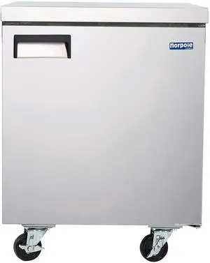 Commercial 27 in. 6 cu. ft. Under Counter Freezer in Stainless Steel Commercial 27 in. 6 cu. ft. Under Counter Freezer in Stainless Steel