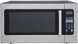 24.4 in. W. 2.2 cu. ft. Countertop Microwave Oven in Stainless Steel, with Gray Cavity 24.4 in. W. 2.2 cu. ft. Countertop Microwave Oven in Stainless Steel, with Gray Cavity