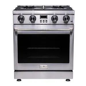 Pro-Style 30 in. 4-Element Slide-In Gas Range with Convection in Stainless Pro-Style 30 in. 4-Element Slide-In Gas Range with Convection in Stainless