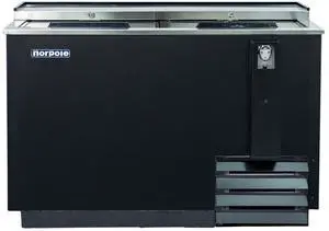 Commercial 50 in. 16 cu. ft. Beverage Cooler Refrigerator Door in Black Commercial 50 in. 16 cu. ft. Beverage Cooler Refrigerator Door in Black