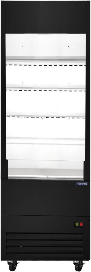 Commercial 30 in. 23.6 cu. ft. Open Air Merchandiser in Black Commercial 30 in. 23.6 cu. ft. Open Air Merchandiser in Black