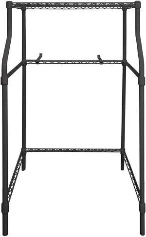 Compact Laundry Appliance Stand in Black Compact Laundry Appliance Stand in Black