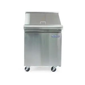 Commercial 6 cu. ft. Single Door Mega Top Prep Table Refrigerator in Stainless Commercial 6 cu. ft. Single Door Mega Top Prep Table Refrigerator in Stainless