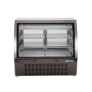 Commercial 48 in. 18 cu. ft. Specialty Refrigerated Case in Black Stainless Commercial 48 in. 18 cu. ft. Specialty Refrigerated Case in Black Stainless