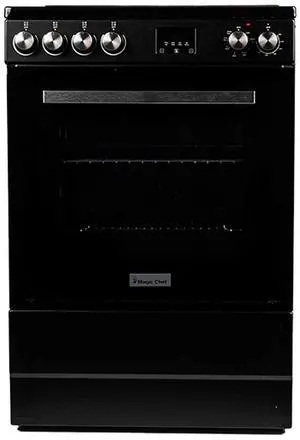 24 in. 4 Burner Element Freestanding Electric Range in Black 24 in. 4 Burner Element Freestanding Electric Range in Black