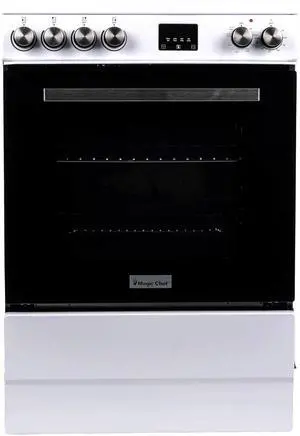 24 in. 4 Burner Element Freestanding Electric Range in White 24 in. 4 Burner Element Freestanding Electric Range in White