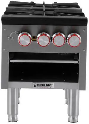 Commercial Double Stock Pot Countertop Gas Cooktop Commercial Double Stock Pot Countertop Gas Cooktop