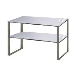 Commercial 60 in. Stainless Steel Kitchen Prep Table Overshelf Commercial 60 in. Stainless Steel Kitchen Prep Table Overshelf
