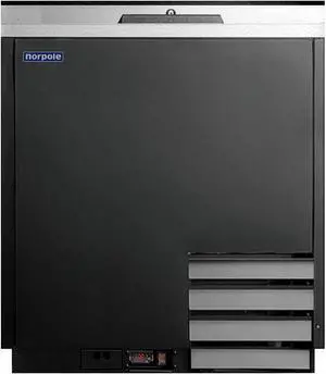 Commercial 36 in. 9.2 cu. ft. Glass Froster in Black Commercial 36 in. 9.2 cu. ft. Glass Froster in Black