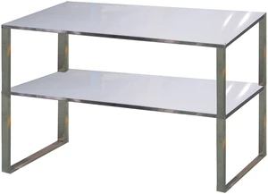 Commercial 71 in. Stainless Steel Kitchen Prep Table Overshelf Commercial 71 in. Stainless Steel Kitchen Prep Table Overshelf