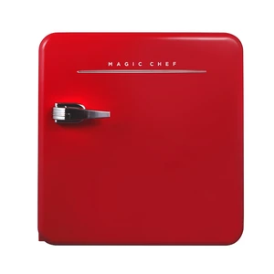 17.5 in. 1.6 cu. ft. Retro Mini Refrigerator in Red, Without Freezer 17.5 in. 1.6 cu. ft. Retro Mini Refrigerator in Red, Without Freezer