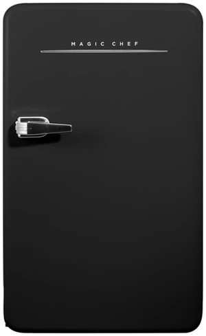 17.5 in. 3.2 cu. ft. Retro Mini Refrigerator in Black without Freezer 17.5 in. 3.2 cu. ft. Retro Mini Refrigerator in Black without Freezer