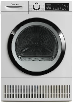 24 in. 4.0 cu.ft. Ventless, Condensing Front Load Stackable Electric Dryer in White 24 in. 4.0 cu.ft. Ventless, Condensing Front Load Stackable Electric Dryer in White