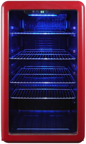 3.4 cu. ft. Retro Beverage Cooler in Red 3.4 cu. ft. Retro Beverage Cooler in Red