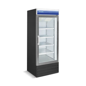 Commercial 27 in. 13 cu. ft. Merchandiser Upright Freezer in Black Commercial 27 in. 13 cu. ft. Merchandiser Upright Freezer in Black