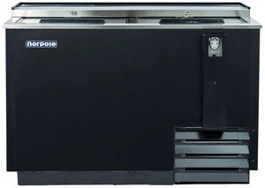 Commercial 50 in. 16 cu. ft. Beverage Cooler Refrigerator Door in Black Commercial 50 in. 16 cu. ft. Beverage Cooler Refrigerator Door in Black