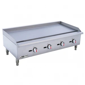 48 in. Commercial Natural Gas Manual Countertop Griddle in Stainless Steel 48 in. Commercial Natural Gas Manual Countertop Griddle in Stainless Steel