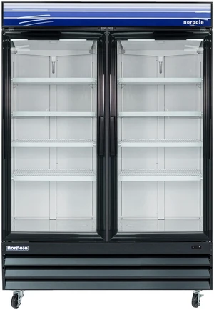 Commercial 29 cu. ft. 2-Door Upright Freezer in Black Commercial 29 cu. ft. 2-Door Upright Freezer in Black