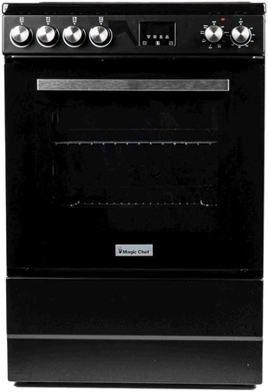 24 in. 4 Burner Element Freestanding Electric Range in Black 24 in. 4 Burner Element Freestanding Electric Range in Black