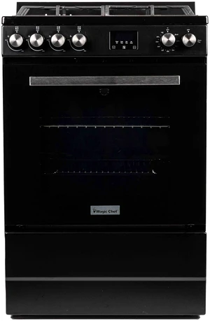 24 in. 4-Burner Freestanding Gas Range in Black 24 in. 4-Burner Freestanding Gas Range in Black