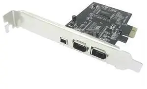 PCIe 3 Ports 1394A Firewire Expansion Card PCI Express to IEEE 1394 Adapter Controller 2 x 6 Pin And 1 x 4 Pin For Desktop PC PCIe 3 Ports 1394A Firewire Expansion Card PCI Express to IEEE 1394 Adapter Controller 2 x 6 Pin And 1 x 4 Pin For Desktop PC