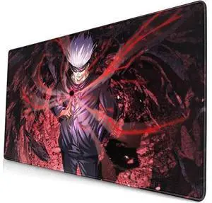 Large Mouse Pad Extended Gaming Mousepad Non-Slip Base Keyboard Pad Desk Mat 24 x 14 in Anime Mouse Pad (Japanese Anime Jujutsu Kaisen Satoru Gojo) Large Mouse Pad Extended Gaming Mousepad Non-Slip Base Keyboard Pad Desk Mat 24 x 14 in Anime Mouse Pad (Japanese Anime Jujutsu Kaisen Satoru Gojo)