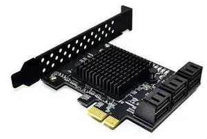 PCIE to SATA Card Expansion Adapter 6 Port SATA III 6G for SSD HDD IPFS Mining PCIE to SATA Card Expansion Adapter 6 Port SATA III 6G for SSD HDD IPFS Mining
