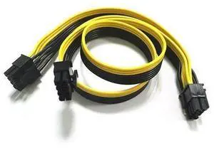 FOR PCI-E 8 Pin Male to Dual 8 Pin (6+2) Male PCI Express Power Adapter Cable for Modular Power Supply Cable 60cm+20cm FOR PCI-E 8 Pin Male to Dual 8 Pin (6+2) Male PCI Express Power Adapter Cable for Modular Power Supply Cable 60cm+20cm