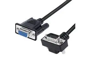 90 Degree VGA Cable Down Angle VGA Male to VGA Female Cable 1080P Full HD Computer Monitor Cable 0.5M (Down) 90 Degree VGA Cable Down Angle VGA Male to VGA Female Cable 1080P Full HD Computer Monitor Cable 0.5M (Down)