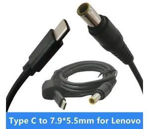 Type C USB C to 7.9*5.5mm Plug Converter Dc Power PD Adapter Charging Cable for Lenovo Thinkpad X60 T60 T61 X200 X201 X220 X230 Type C USB C to 7.9*5.5mm Plug Converter Dc Power PD Adapter Charging Cable for Lenovo Thinkpad X60 T60 T61 X200 X201 X220 X230