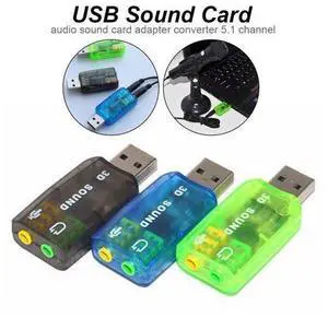 5.1-Channel w/3.5mm Sound Card External USB Sound Card Audio Card Adapter Computer Stereo Mic Audio USB Converter For PC 5.1-Channel w/3.5mm Sound Card External USB Sound Card Audio Card Adapter Computer Stereo Mic Audio USB Converter For PC