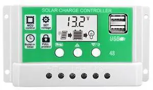 30A 12V 24V Solar Charge Controller Lithium Battery LCD Display USB Charged Solar Panel Charger 30A 12V 24V Solar Charge Controller Lithium Battery LCD Display USB Charged Solar Panel Charger