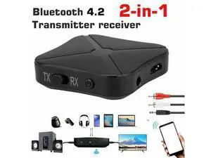 2in1 Bluetooth Transmitter &Receiver Wireless Home Music TV Stereo Audio Adapter 2in1 Bluetooth Transmitter &Receiver Wireless Home Music TV Stereo Audio Adapter