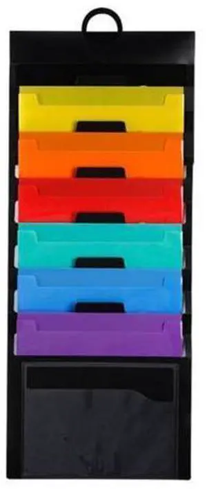 Wall Mounted Hanging File Folder Holder Mail Organizers Home Office Supplies Storage Pocket Chart for Papers Magazine Wall Mounted Hanging File Folder Holder Mail Organizers Home Office Supplies Storage Pocket Chart for Papers Magazine