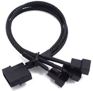 2 Pack 4-Pin Molex to 3 x 3 Pin / 4 Pin PMW 12V PC Case Fan Power Adapter Cable 3-Pin / 4-Pin (PWM Connector) to Molex Computer Cooler Cooling Fan Splitter Y Power Molex-3Pin/4Pin Cable Splitter 2 Pack 4-Pin Molex to 3 x 3 Pin / 4 Pin PMW 12V PC Case Fan Power Adapter Cable 3-Pin / 4-Pin (PWM Connector) to Molex Computer Cooler Cooling Fan Splitter Y Power Molex-3Pin/4Pin Cable Splitter