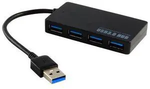 4-Port USB 3.0 Hub 5Gbps Portable Compact PC Mac Laptop Notebook Desktop - OEM 4-Port USB 3.0 Hub 5Gbps Portable Compact PC Mac Laptop Notebook Desktop - OEM