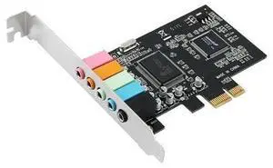 Sound Card 5.1, PCI Express Surround 3D Audio Card for PC with High Direct Sound Performance & Low Profile Bracket Sound Card 5.1, PCI Express Surround 3D Audio Card for PC with High Direct Sound Performance & Low Profile Bracket