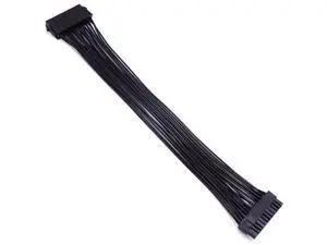 18AWG ATX 24(20+4)Pin Female Motherboard PSU Power Supply Male To Female 24Pin PSU Extension Cable Mainboard Adaptor 32CM 18AWG ATX 24(20+4)Pin Female Motherboard PSU Power Supply Male To Female 24Pin PSU Extension Cable Mainboard Adaptor 32CM