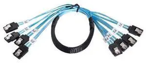 Internal SAS 4 SATA Host to 4 SATA 7pin Target Hard Disk 6Gbps Data Server Raid Cable 50cm Internal SAS 4 SATA Host to 4 SATA 7pin Target Hard Disk 6Gbps Data Server Raid Cable 50cm