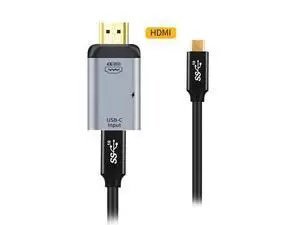 100W 10Gbps Cable & USB-C Type C Female Source to HDTV Sink HDTV & PD Power Adapter 4K 60hz 1080p for Phone & Laptop 100W 10Gbps Cable & USB-C Type C Female Source to HDTV Sink HDTV & PD Power Adapter 4K 60hz 1080p for Phone & Laptop