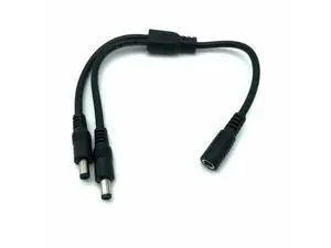 FOR All Copper DC Power Plug 1 Male To 2 Female Cable Splitter 5.5 x 2.5mm Adapter 2.1MM 30cm 70cm 5A Laptop power cord FOR All Copper DC Power Plug 1 Male To 2 Female Cable Splitter 5.5 x 2.5mm Adapter 2.1MM 30cm 70cm 5A Laptop power cord