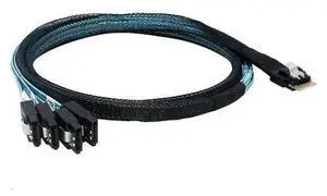 FOR 24G 4i SFF8654 To 4 SATA 3 Array Card Adapter Cable 1 Point 4MINI SAS Connection Cable FOR 24G 4i SFF8654 To 4 SATA 3 Array Card Adapter Cable 1 Point 4MINI SAS Connection Cable