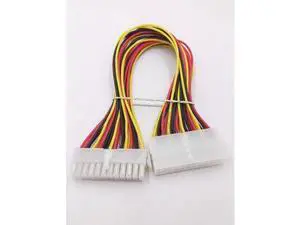 30cm 24Pin Power Supply Cable 20+4Pin Motherboard Adapter Extension Cables Cord Extended Line 18AWG for PC Computer Desktop NEW 30cm 24Pin Power Supply Cable 20+4Pin Motherboard Adapter Extension Cables Cord Extended Line 18AWG for PC Computer Desktop NEW