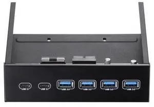 5.25" Front Bay USB HUB 2-Port USB 3.1 & 4-Port USB 3.0 High Speed 5Gbps USB Hub Front Panel Computer Case Optical Drive Bay Converter Hub 5.25" Front Bay USB HUB 2-Port USB 3.1 & 4-Port USB 3.0 High Speed 5Gbps USB Hub Front Panel Computer Case Optical Drive Bay Converter Hub