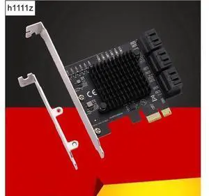 PCIE SATA PCI-E to SATA Controller 6 Gb/s PCI Express SATA Extension Card Expansion Adapter 6 Port SATA3.0 Riser for Chia Mining PCIE SATA PCI-E to SATA Controller 6 Gb/s PCI Express SATA Extension Card Expansion Adapter 6 Port SATA3.0 Riser for Chia Mining