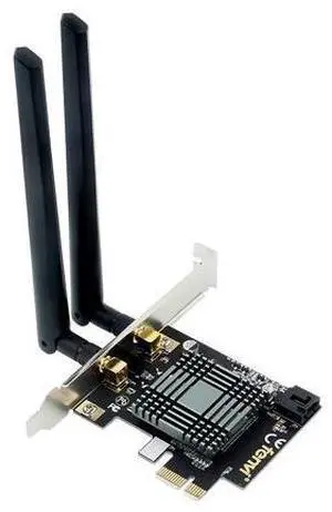 Dual Band 2100Mbps Desktop Wireless PCI-E WiFi 9260NGW bluetooth 5.0 Adapter 802.11ac 2.4G/5G MU-MIMO For Windows 10 6DB Antenna Dual Band 2100Mbps Desktop Wireless PCI-E WiFi 9260NGW bluetooth 5.0 Adapter 802.11ac 2.4G/5G MU-MIMO For Windows 10 6DB Antenna