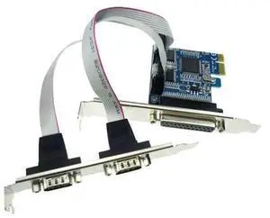 FOR PCI-e to Serial Paralle Card PCI Express to DB25 DB9 COM Convertor Card PCIE to RS232 Adapter FOR PCI-e to Serial Paralle Card PCI Express to DB25 DB9 COM Convertor Card PCIE to RS232 Adapter