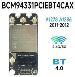 Bluetooth 4.0 wifi card Airport Card for Pro A1278 A1286 2011 2012 Year BCM94331PCIEBT4CAX WIFI CARD WLAN Bluetooth 4.0 wifi card Airport Card for Pro A1278 A1286 2011 2012 Year BCM94331PCIEBT4CAX WIFI CARD WLAN